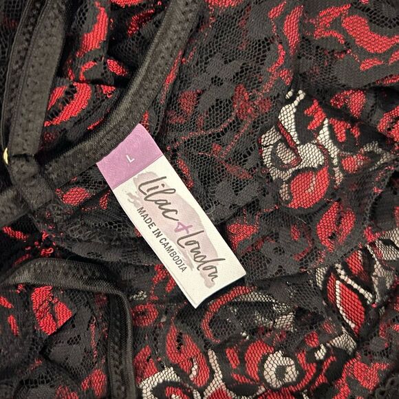 Valentines Day Y2K 00’s Vintage Feel Lace Chemise - Sz Large - Picture 8 of 9